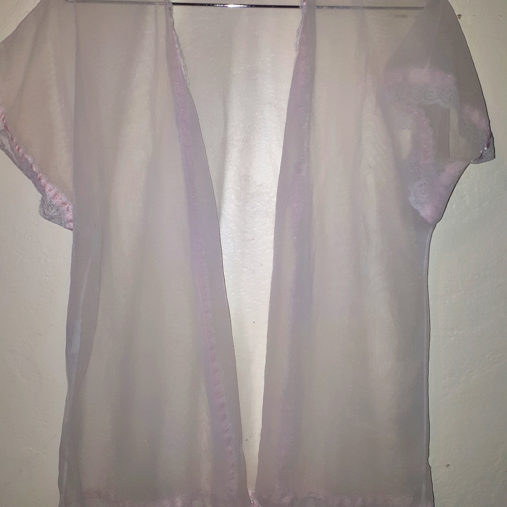 Vintage nylon bed jacket